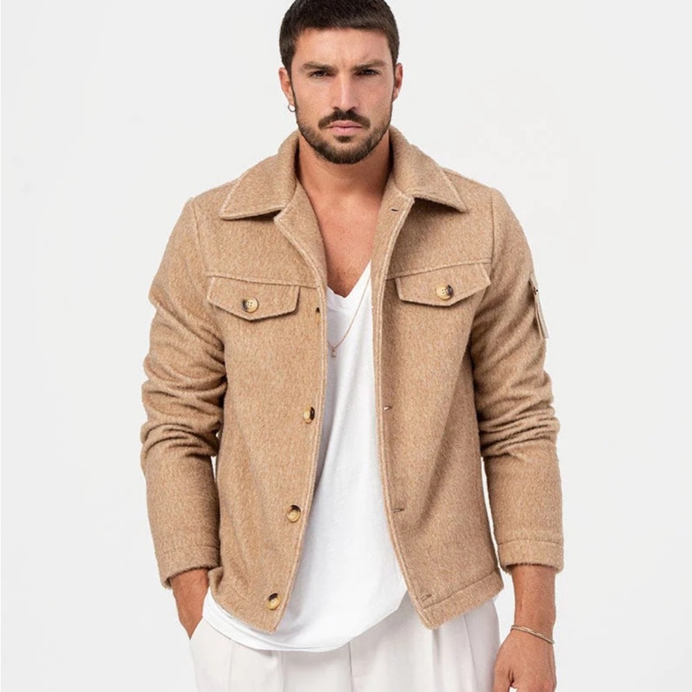 SALE! NOHOW Men's ADRIAN JACKET IN CAMEL #Stylish #comfort
